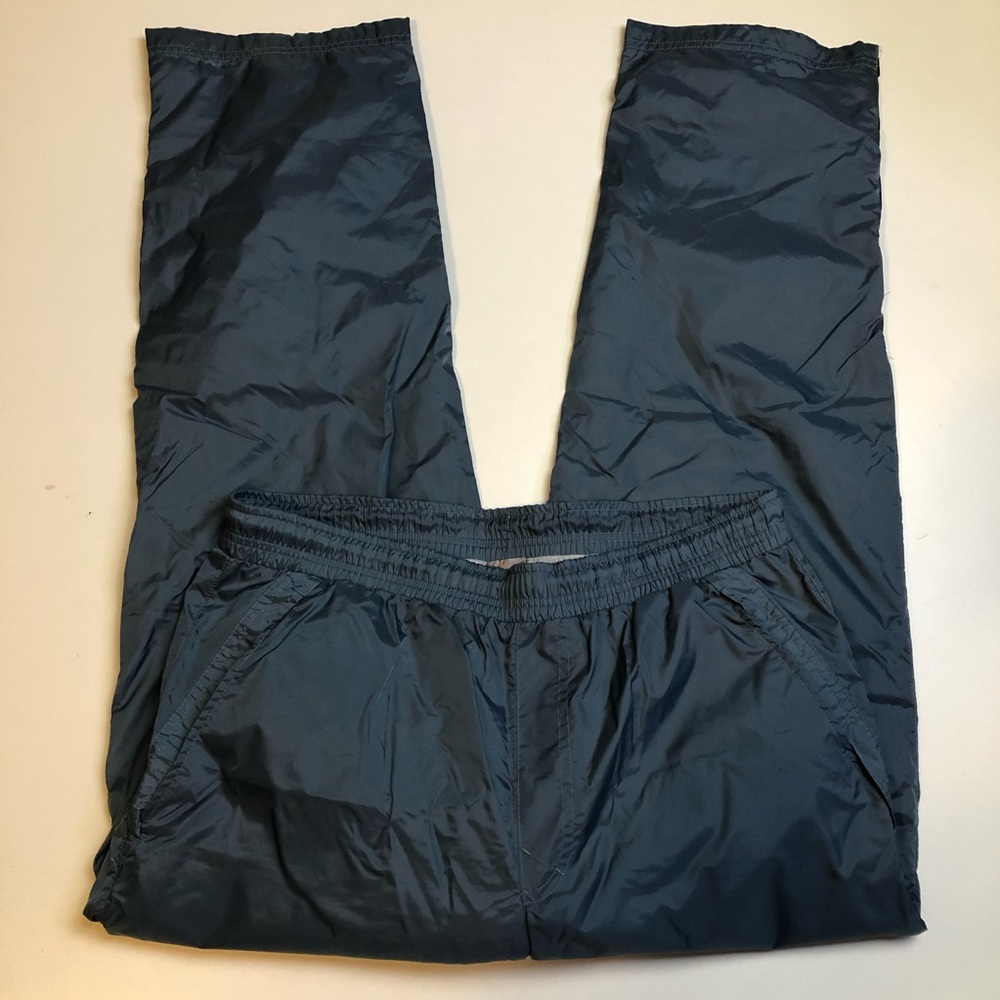 Vintage Nike Rain Pants Mens Blue Gray Medium